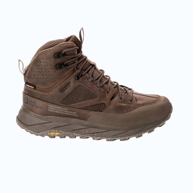 Încălțăminte de trekking pentru bărbați Jack Wolfskin Terraquest Texapore Mid bear 10