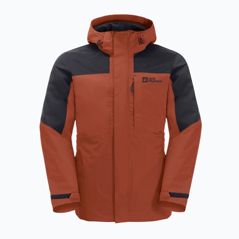 Jack Wolfskin jachetă de ploaie pentru bărbați Romberg 3in1 carmin 8