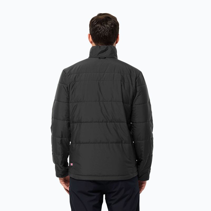 Jack Wolfskin jachetă de ploaie Jasper 3in1 pentru bărbați, negru măsliniu 4
