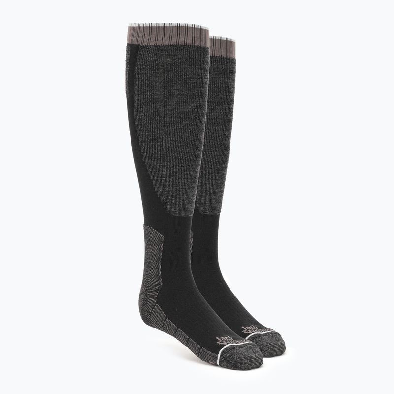 Jack Wolfskin Ski Merino Merino H C șosete de trekking negru