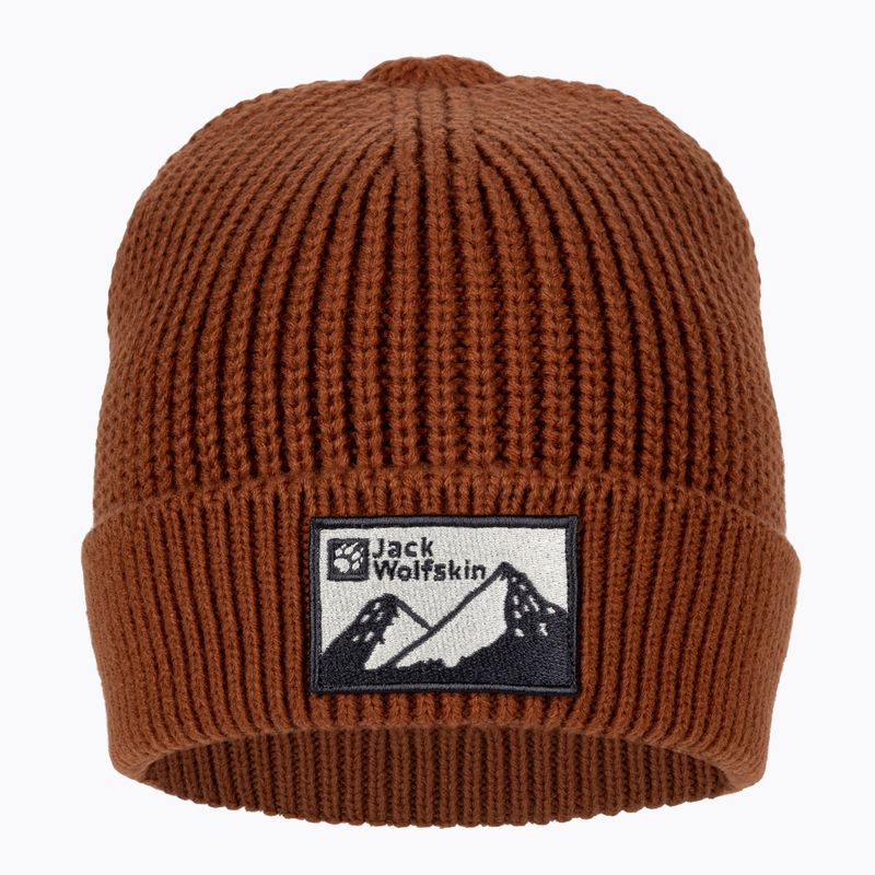 Jack Wolfskin Edo Badge Beanie carmin căciulă de iarnă carmin 2