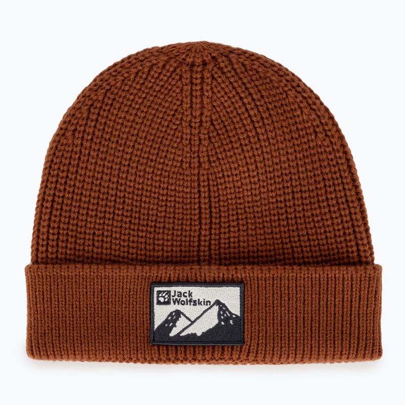 Jack Wolfskin Edo Badge Beanie carmin căciulă de iarnă carmin 5