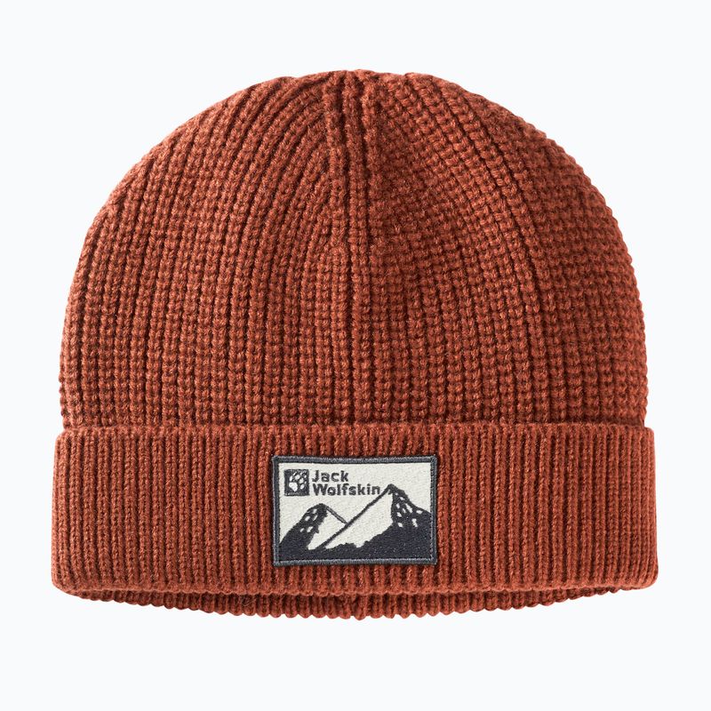 Jack Wolfskin Edo Badge Beanie carmin căciulă de iarnă carmin 8