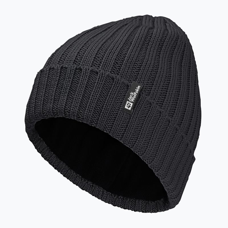 Căciulă de iarnă Jack Wolfskin Rib Knit black 2