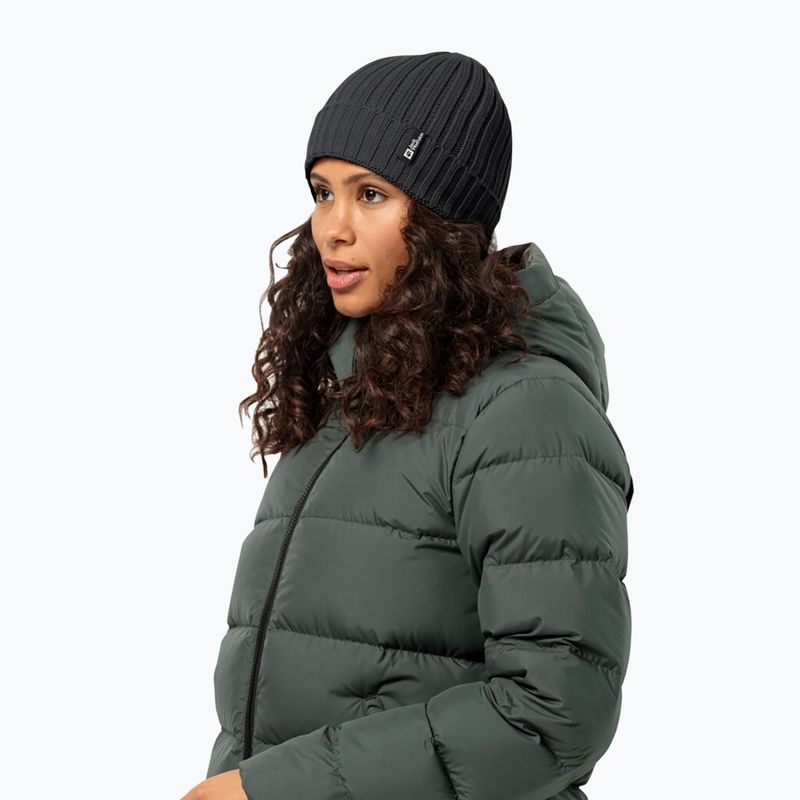 Căciulă de iarnă Jack Wolfskin Rib Knit black 2