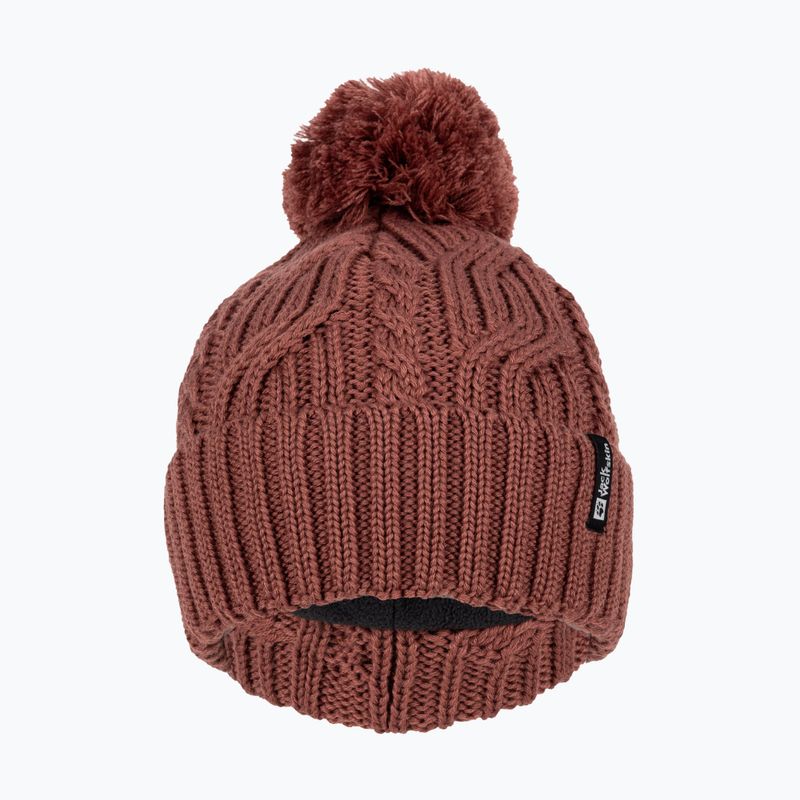 Jack Wolfskin Pompom Beanie pălărie de iarnă Apple Butter pălărie de iarnă 2