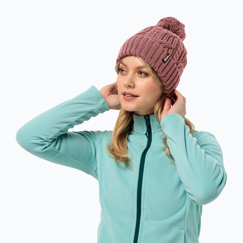 Jack Wolfskin Pompom Beanie pălărie de iarnă Apple Butter pălărie de iarnă 7