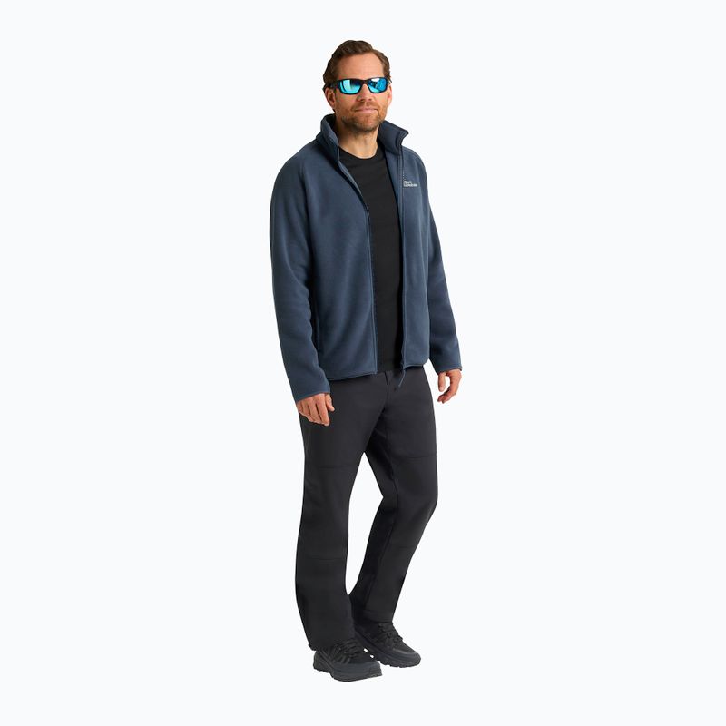 Longsleeve termoactiv pentru bărbați Jack Wolfskin Sky Thermal black 2