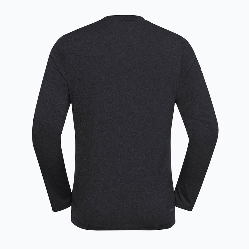 Longsleeve termoactiv pentru bărbați Jack Wolfskin Sky Thermal black 6