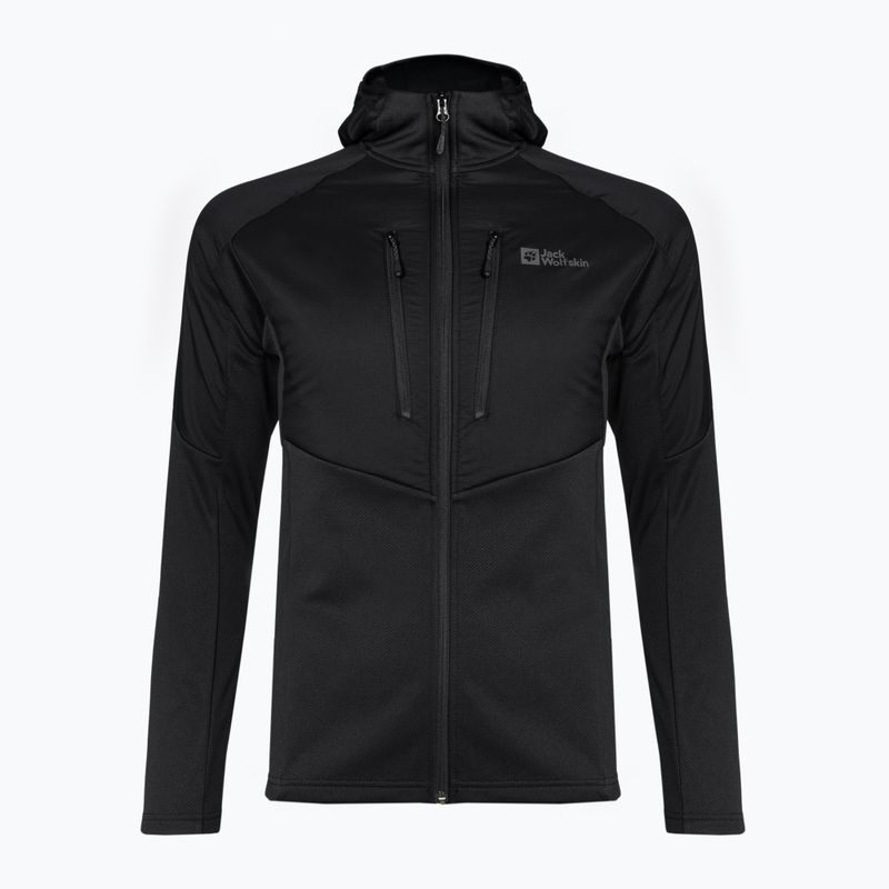 Geacă hibrid pentru bărbați Jack Wolfskin Alpgrat Pro Ins Fz negru 5