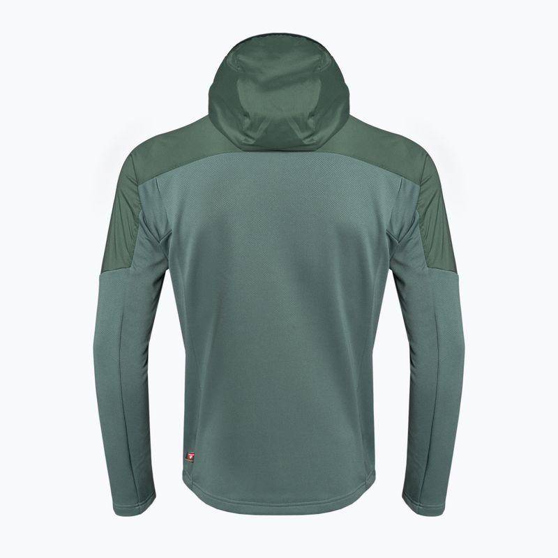 Geacă hibrid pentru bărbați Jack Wolfskin Alpgrat Pro Ins Fz verde gard viu 6