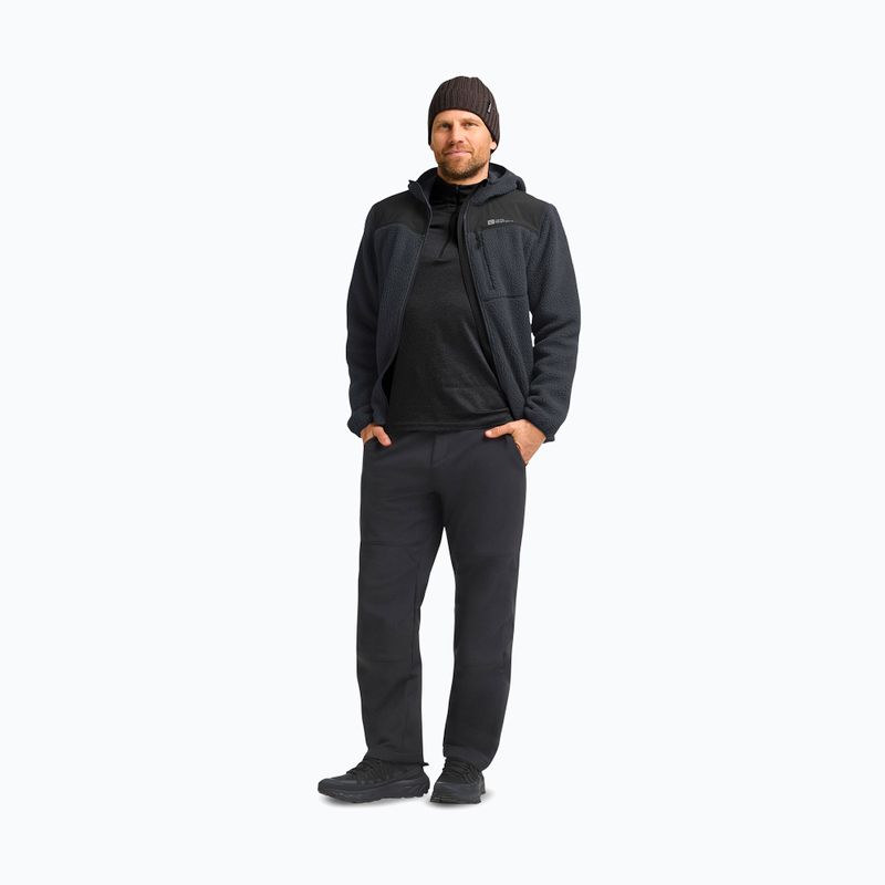 Hanorac pentru bărbați Jack Wolfskin Kammweg Pile Fz phantom 2
