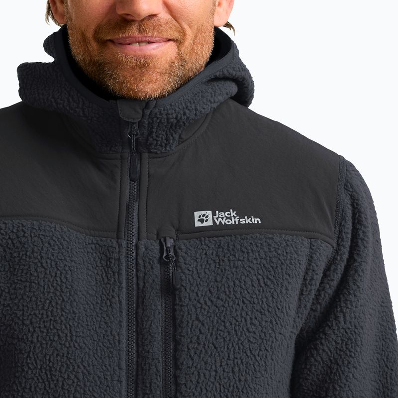 Hanorac pentru bărbați Jack Wolfskin Kammweg Pile Fz phantom 5