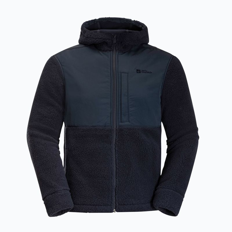 Hanorac pentru bărbați Jack Wolfskin Felslicht Hooded night blue 7
