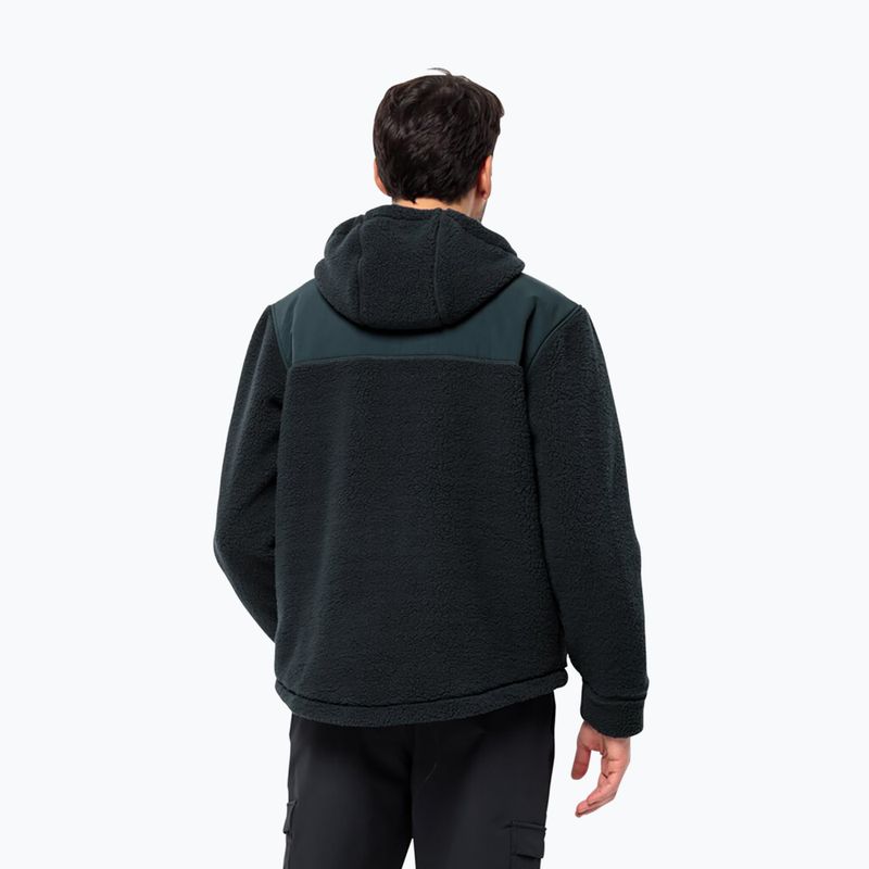 Hanorac pentru bărbați Jack Wolfskin Felslicht Hooded night blue 2