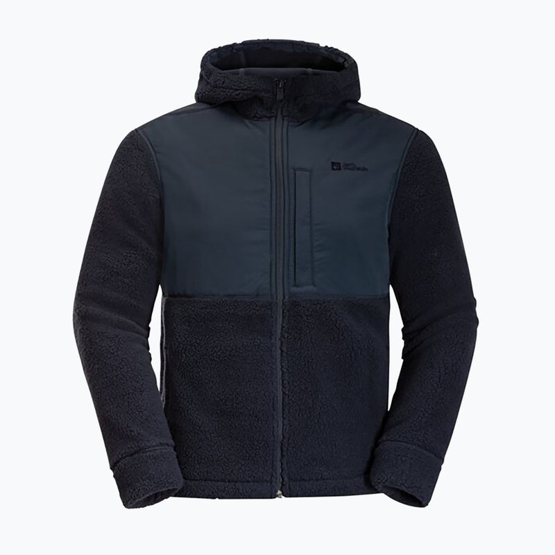 Hanorac pentru bărbați Jack Wolfskin Felslicht Hooded night blue 7