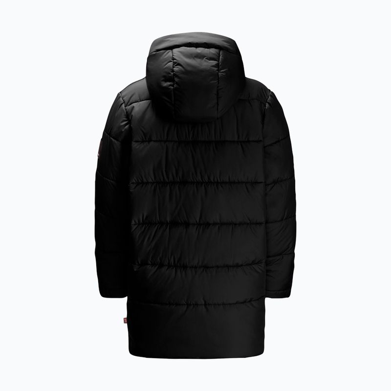 Geacă izolată pentru copii Jack Wolfskin Teen Ins Long granite black 6