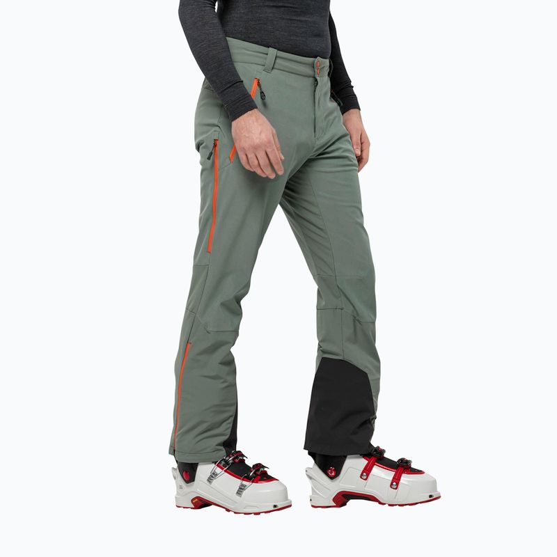 Jack Wolfskin pantaloni de trekking pentru bărbați Alpspitze Tour hedge verde