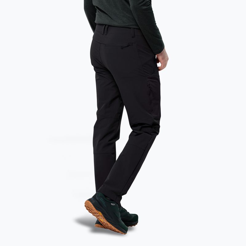 Pantaloni de trekking pentru bărbați Jack Wolfskin Glastal Winter black 3