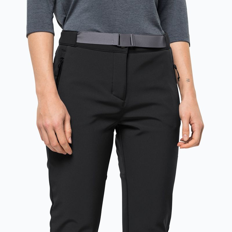 Pantaloni de trekking pentru femei  Jack Wolfskin Stollberg black 3