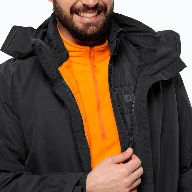Jack Wolfskin bărbați de drumeție fără mâneci Lapawa Ins negru 3