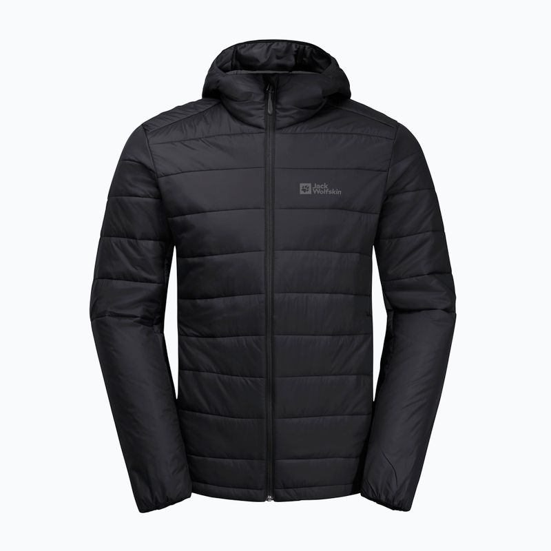 Jack Wolfskin jacheta de bărbați în jos Lapawa Ins Hoody negru 6