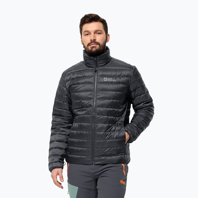 Geacă cu puf pentru bărbați  Jack Wolfskin Pilvi Down black