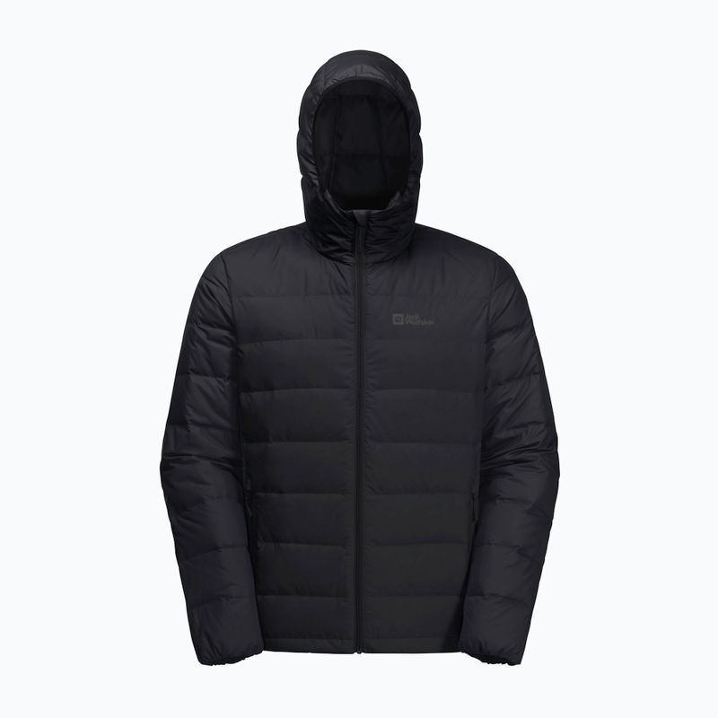 Jack Wolfskin Jack Wolfskin Ather Down Hoody jachetă de ploaie negru pentru bărbați 7