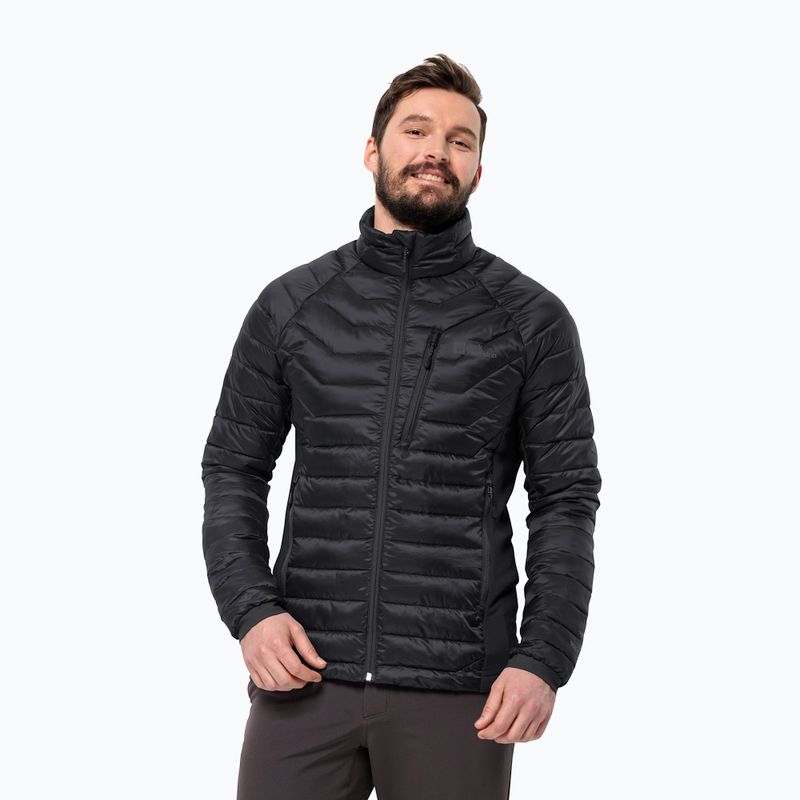 Jack Wolfskin Routeburn Pro Ins jachetă de bărbați în jos negru