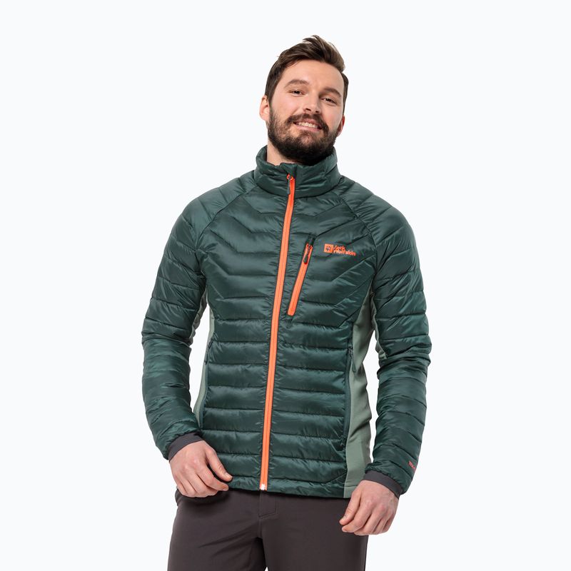 Jack Wolfskin jachetă de puf pentru bărbați Routeburn Pro Ins negru olive