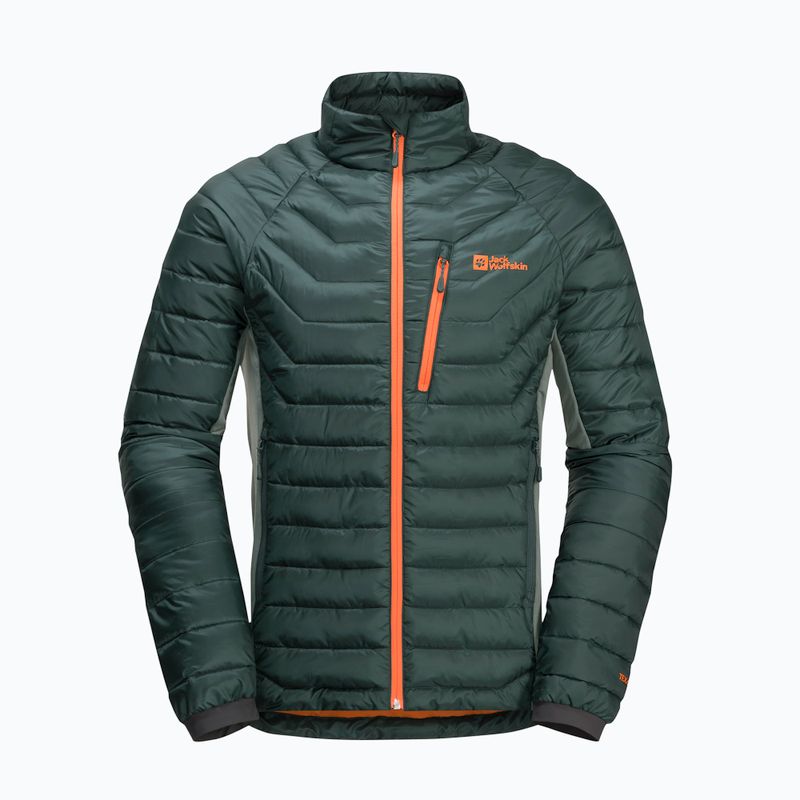 Jack Wolfskin jachetă de puf pentru bărbați Routeburn Pro Ins negru olive 6