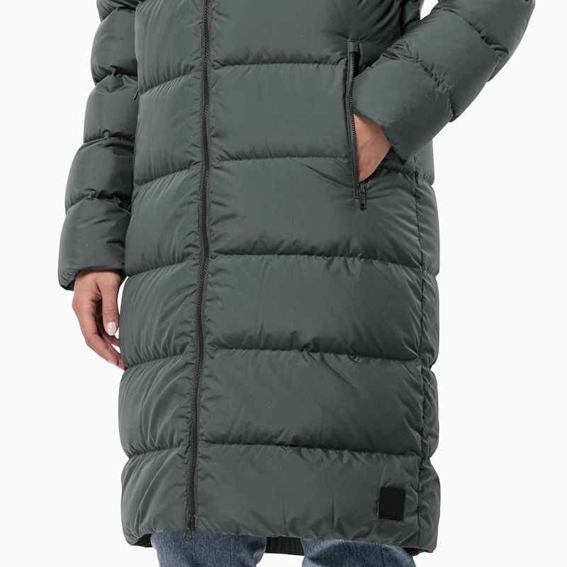 Palton de puf pentru femei Jack Wolfskin Frozen Palace slate green 4