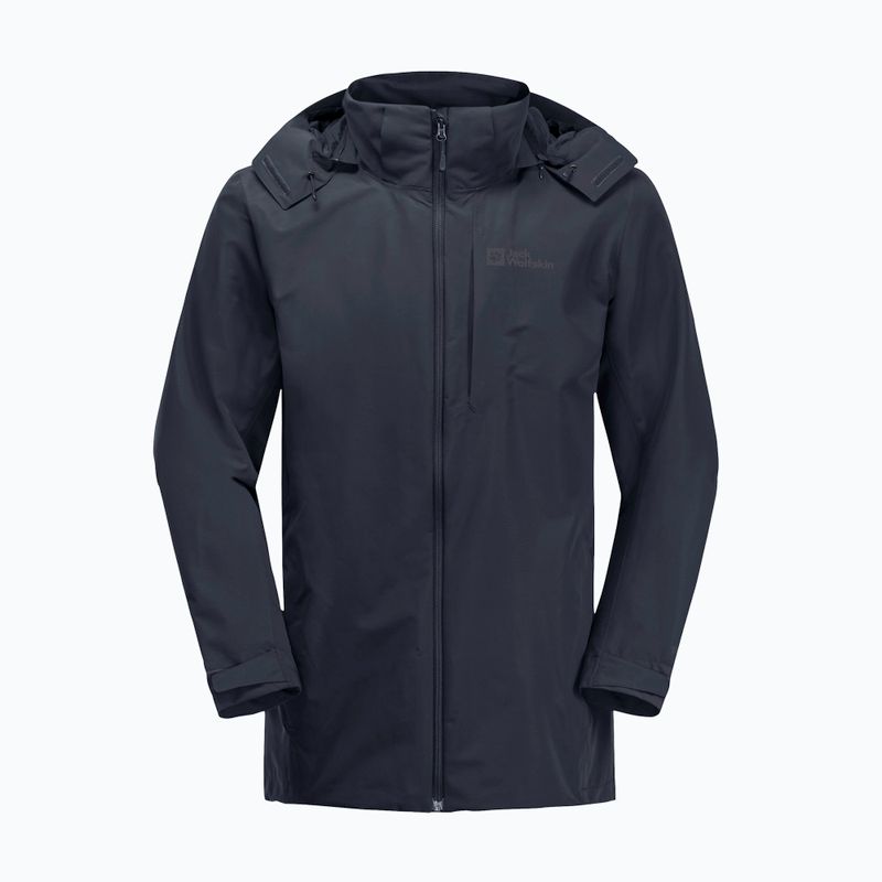 Jachetă de ploaie pentru bărbați Jack Wolfskin Fernblick 2L night blue 7