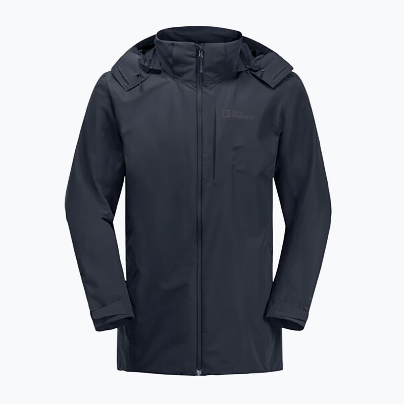 Jachetă de ploaie pentru bărbați Jack Wolfskin Fernblick 2L night blue 7