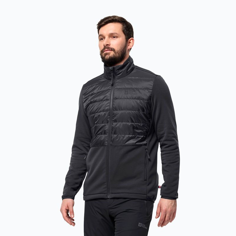 Jack Wolfskin jachetă de ploaie pentru bărbați Feldberg Luntal 3in1 negru 3