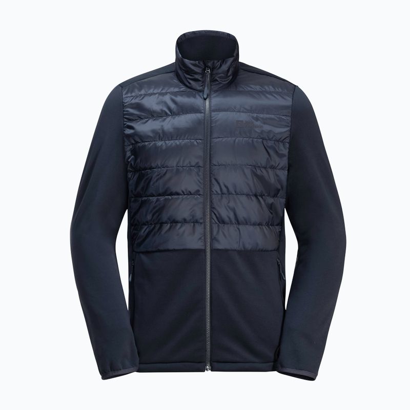 Jack Wolfskin jachetă de ploaie pentru bărbați Feldberg Luntal 3in1 albastru noapte 11