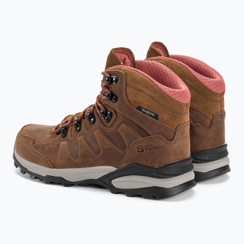Jack Wolfskin cizme de trekking pentru femei Refugio Prime Texapore Mid fawn 4