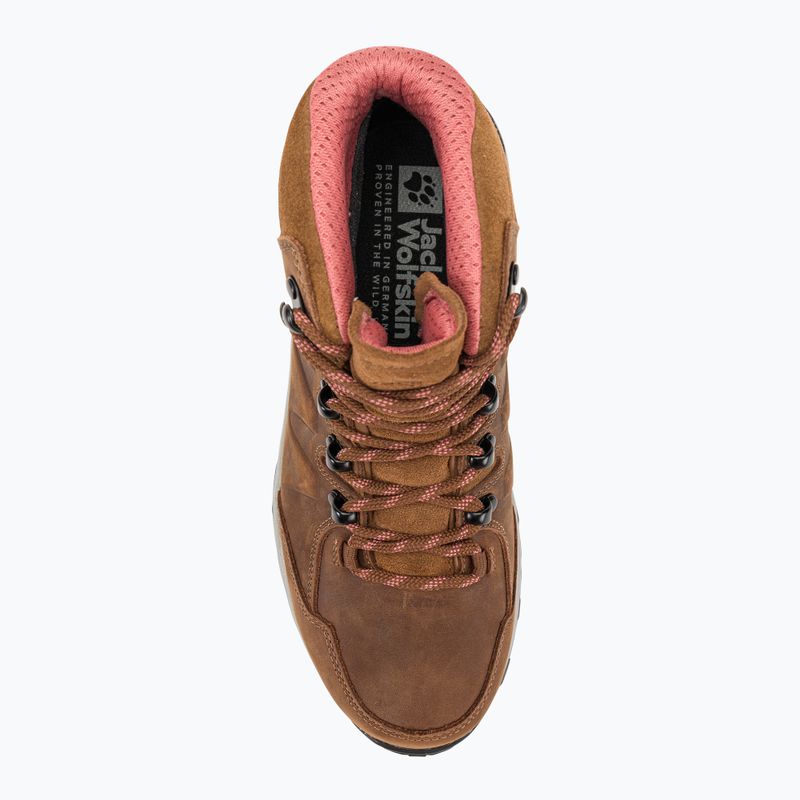 Jack Wolfskin cizme de trekking pentru femei Refugio Prime Texapore Mid fawn 7