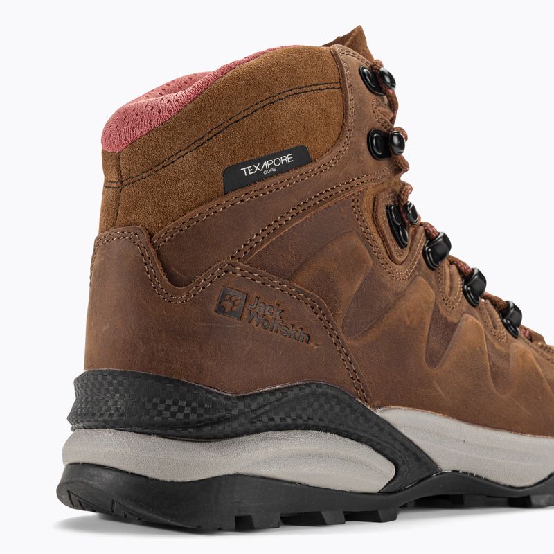 Jack Wolfskin cizme de trekking pentru femei Refugio Prime Texapore Mid fawn 10