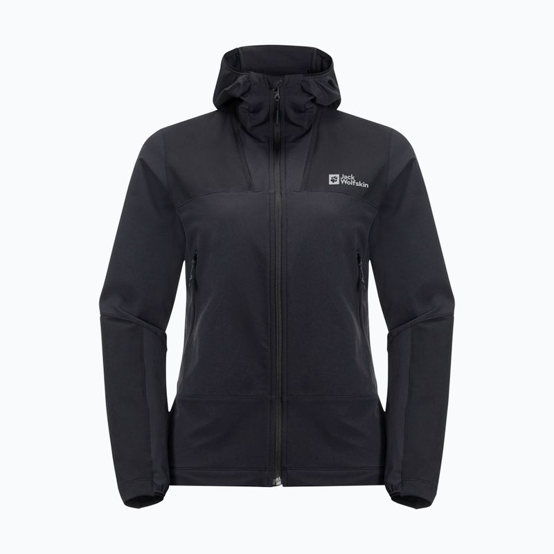Jachetă softshell pentru femei Jack Wolfskin Andur black 6
