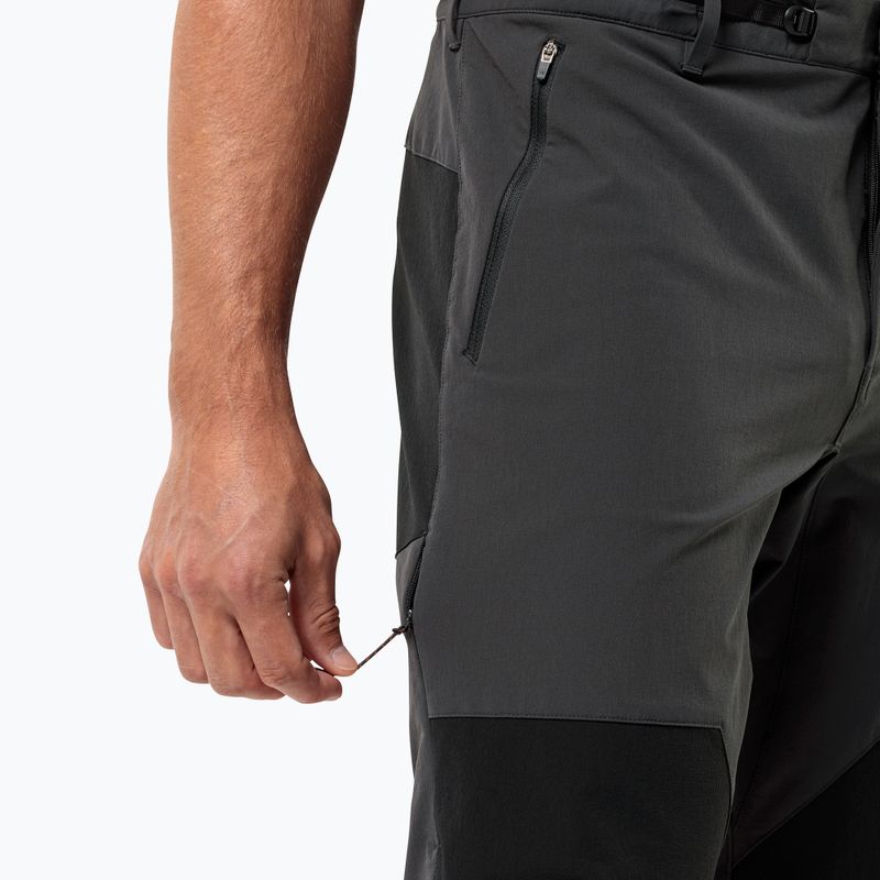 Pantaloni softshell pentru bărbați Jack Wolfskin Andur phantom 3