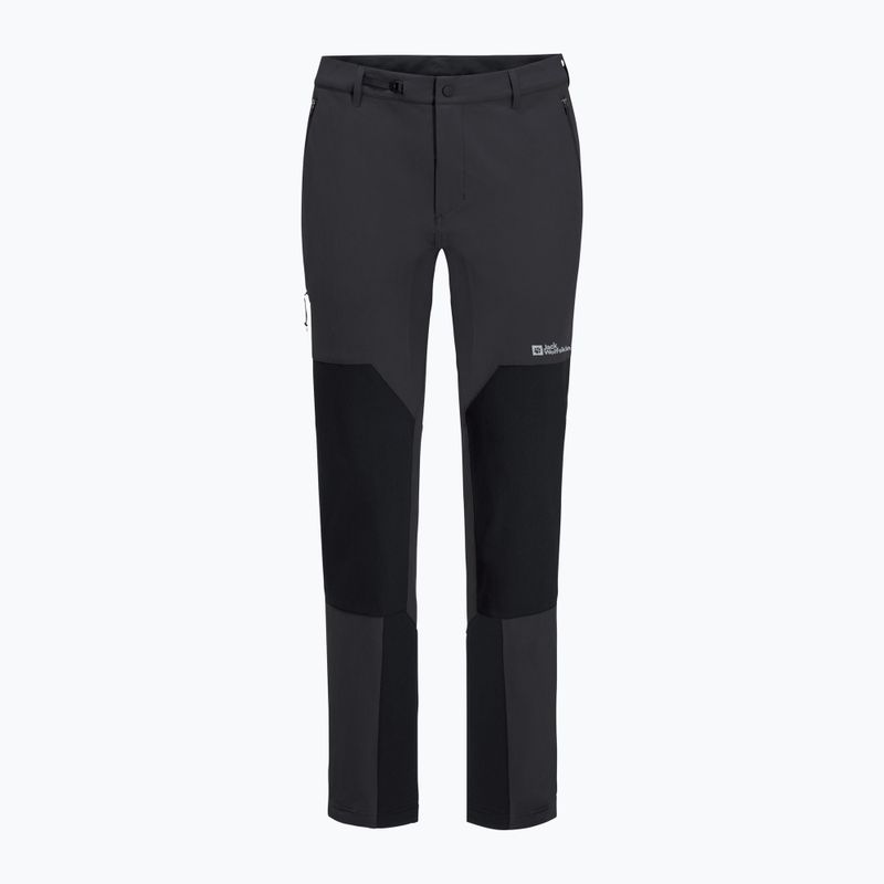 Pantaloni softshell pentru bărbați Jack Wolfskin Andur phantom 6