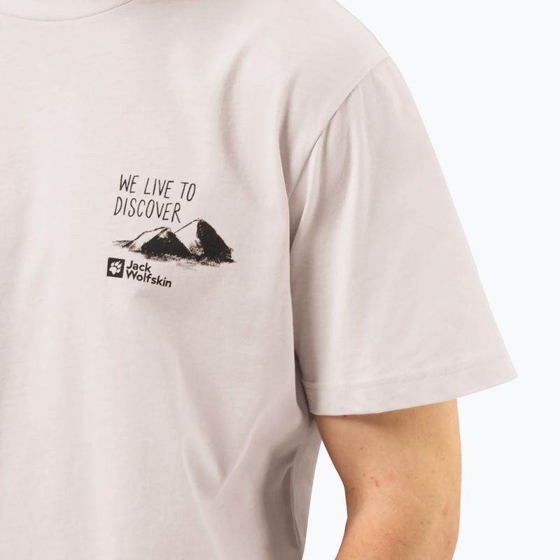 Tricou pentru bărbați Jack Wolfskin Discover sea shell