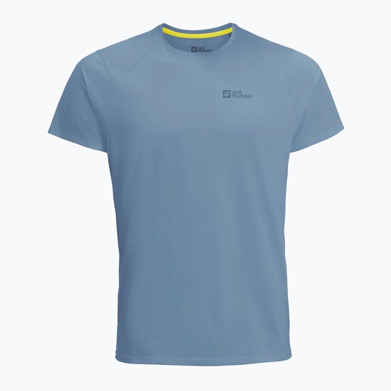 Tricou de trekking pentru bărbați Jack Wolfskin Prelight Trail elemental blue 3