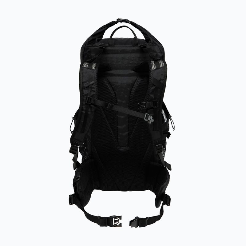 Rucsac turistic Jack Wolfskin Wandermood Rolltop 30 l granite black 2