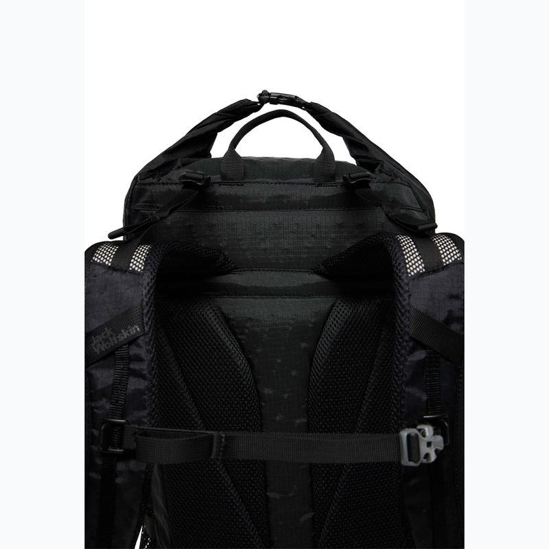 Rucsac turistic Jack Wolfskin Wandermood Rolltop 30 l granite black 7