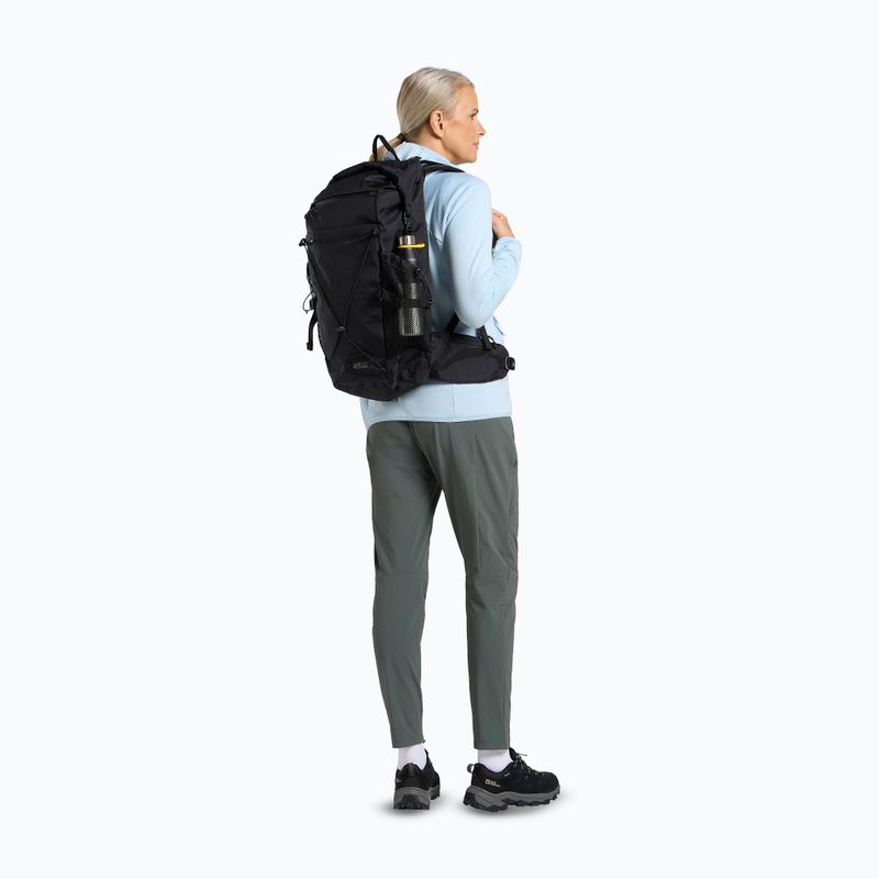 Rucsac turistic Jack Wolfskin Wandermood Rolltop 30 l granite black 12