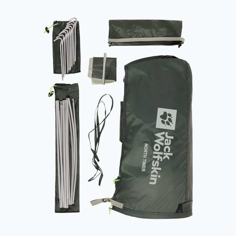 Cort de trekking 1-persoană Jack Wolfskin North Timer island moss 14