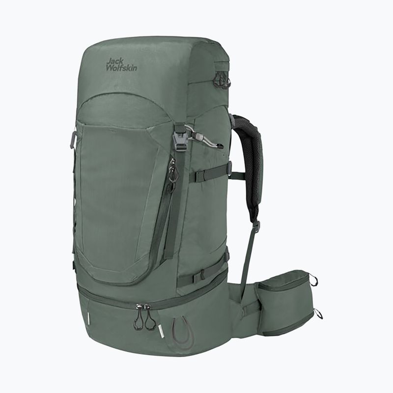 Rucsac de trekking pentru femei Jack Wolfskin Highland Trail 50+5 l hedge green