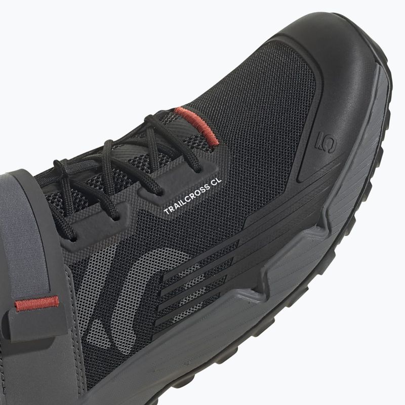 Încălțăminte de ciclism MTB pentru bărbați adidas FIVE TEN Trailcross Clip In core black/grey three/red 11